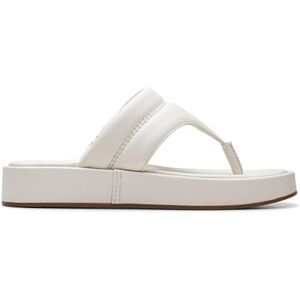 Clarks Alda Walk Womens Off White Lea, 5.5 Clarks Alda Walk Womens Off White Lea, 5.5
