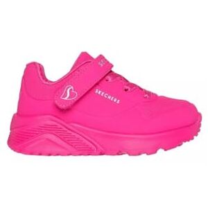 Skechers Uno Lite Sneaker för flickor, Het rosa syntetisk trim, 9 UK Child Skechers Uno Lite Sneaker för flickor, Het rosa syntetisk trim, 9 UK Child