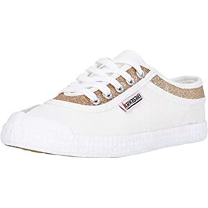 Kawasaki Unisex Glitter Canvassko låg-topp sneakers, 8890 guld, 4 UK Kawasaki Unisex Glitter Canvassko låg-topp sneakers, 8890 guld, 4 UK