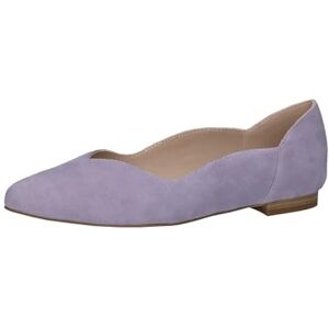CAPRICE Damballerinaskor av läder eleganta, Lavendel mocka, 37 EU CAPRICE Damballerinaskor av läder eleganta, Lavendel mocka, 37 EU