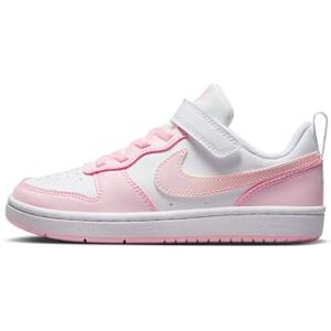 NIKE Kids Court Borough lågrecraft skor, Vit/rosa skum, 11.5 Little Kid NIKE Kids Court Borough lågrecraft skor, Vit/rosa skum, 11.5 Little Kid