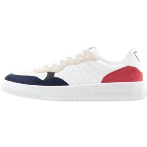 Giorgio Armani Seattle, mockadetaljer, broderade logotyper, sneakers, Op.White+ Sky+red, 45,5 EU, Op White Sky Red, 45.5 EU Giorgio Armani Seattle, mockadetaljer, broderade logotyper, sneakers, Op.White+ Sky+red, 45,5 EU, Op White Sky Red, 45.5 EU