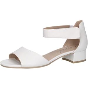 CAPRICE Damer 9-28212-42 sandal med klack, Vit Nappa, 38 EU CAPRICE Damer 9-28212-42 sandal med klack, Vit Nappa, 38 EU
