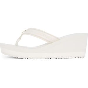 Tommy Hilfiger Th Stripes kil strandsandal Fw0fw08521Flip Flops, Vit elfenben, 39 EU Tommy Hilfiger Th Stripes kil strandsandal Fw0fw08521Flip Flops, Vit elfenben, 39 EU