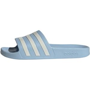 adidas dam Adilette Aqua Slides Sandal, Glow Blue/Zero Metalic/Zero Metalic, 43 EU adidas dam Adilette Aqua Slides Sandal, Glow Blue/Zero Metalic/Zero Metalic, 43 EU