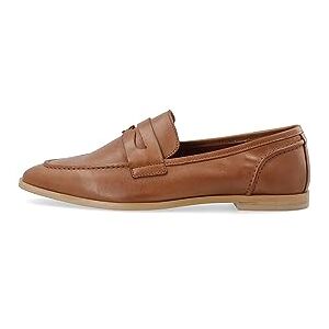 CA'SHOTT A/S dam Ca'MIMMI 61251216 Penny Loafer läder platt tofflor, konjak, 38 EU, konjak, 38 EU CA'SHOTT A/S dam Ca'MIMMI 61251216 Penny Loafer läder platt tofflor, konjak, 38 EU, konjak, 38 EU