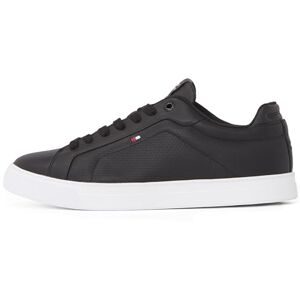 Tommy Hilfiger Ikon läderskor för män, Svart, 46 EU Tommy Hilfiger Ikon läderskor för män, Svart, 46 EU