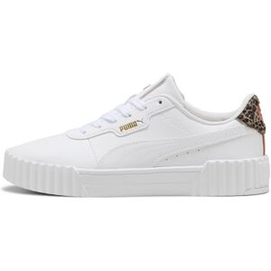 PUMA dam Carina 3.0 Animal Flair sneakers, vitt guld, 4 UK, vit guld, 37 EU PUMA dam Carina 3.0 Animal Flair sneakers, vitt guld, 4 UK, vit guld, 37 EU