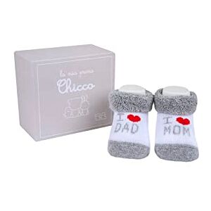 Chicco Unisex barn strumpor, Grå, one size Chicco Unisex barn strumpor, Grå, one size