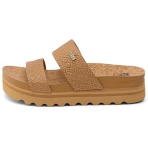 REEF Dam Kudde Vista Hi Platform Fashion Sandal, Tan Wicker, 37.5 EU REEF Dam Kudde Vista Hi Platform Fashion Sandal, Tan Wicker, 37.5 EU
