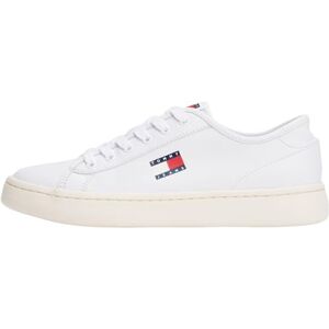 Tommy Jeans Dam Tjw lätt court Sneaker En0en02875 låg topp, Vitt, 35 EU Tommy Jeans Dam Tjw lätt court Sneaker En0en02875 låg topp, Vitt, 35 EU