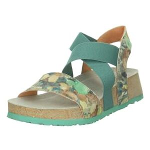 Think! Koak Damen Lederfutter, damsandaler, grön 9000, 37 EU Think! Koak Damen Lederfutter, damsandaler, grön 9000, 37 EU