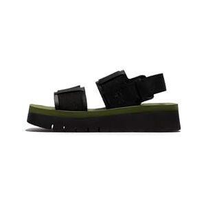 Fly London kvinnors SORU277FLY Sandal, Svart/Armégrön, 3 UK, Svart svart armégrön, 36 EU Fly London kvinnors SORU277FLY Sandal, Svart/Armégrön, 3 UK, Svart svart armégrön, 36 EU
