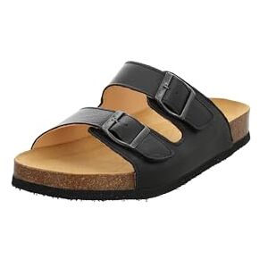 Think! Herren WOLFI chromfrei gegerbte nachhaltige Pantolette, SCHWARZ 0000 Think! Herren WOLFI chromfrei gegerbte nachhaltige Pantolette, SCHWARZ 0000