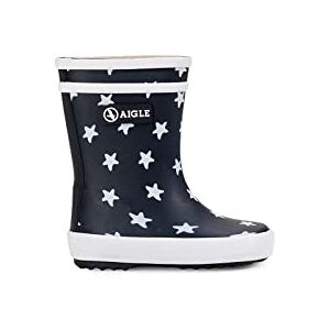 Aigle Baby Flac, unisex gummistövlar, Marinblå stjärna, 19 EU Aigle Baby Flac, unisex gummistövlar, Marinblå stjärna, 19 EU