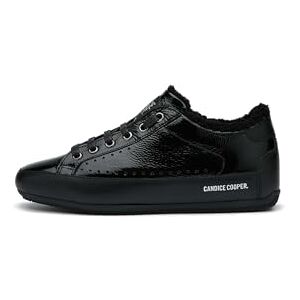 Candice Cooper Sneaker i läder och lack, Svart, 38 EU Candice Cooper Sneaker i läder och lack, Svart, 38 EU