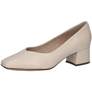 CAPRICE Dampumps av läder liten klack, cream perlato, 39 EU CAPRICE Dampumps av läder liten klack, cream perlato, 39 EU
