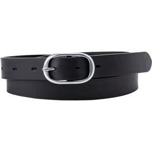 Levi's Charlie Normal Buckle Dambälte, Regelbunden svart, 75 Levi's Charlie Normal Buckle Dambälte, Regelbunden svart, 75