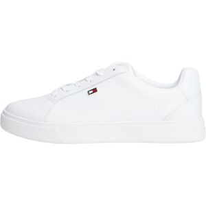 Tommy Hilfiger Court sneakers skor för kvinnor, vit (vit), 39, Vit, 39 EU Tommy Hilfiger Court sneakers skor för kvinnor, vit (vit), 39, Vit, 39 EU