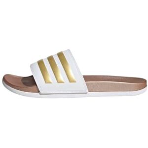 adidas Kvinnor Adilette Comfort Slides, Cloud White / Cloud White / Matte Gold, 44.5 EU adidas Kvinnor Adilette Comfort Slides, Cloud White / Cloud White / Matte Gold, 44.5 EU