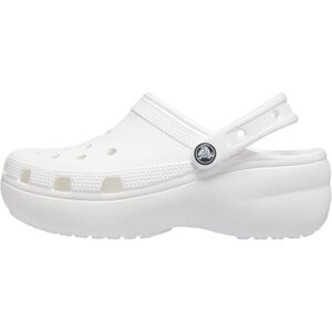 Crocs Unisex Vuxna Klassisk Plattform Clog Slides, Vitt, 34/35 EU Crocs Unisex Vuxna Klassisk Plattform Clog Slides, Vitt, 34/35 EU