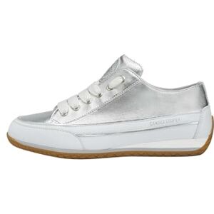 Candice Cooper Janis Strip Chic S Shoes med snörning för kvinnor, vit-silver, 42 EU, vitt silver, 42 EU Candice Cooper Janis Strip Chic S Shoes med snörning för kvinnor, vit-silver, 42 EU, vitt silver, 42 EU