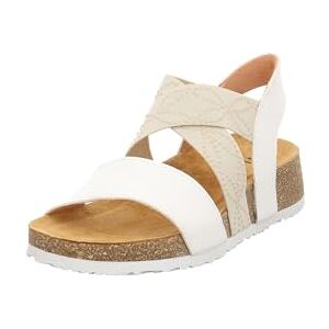 Think! Damen KOAK chromfrei gegerbte nachhaltige Sandale, BIANCO 1000 Think! Damen KOAK chromfrei gegerbte nachhaltige Sandale, BIANCO 1000