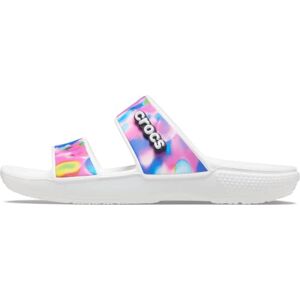 Crocs Unisex vuxen klassisk träsko, Vit Rosa, 42/43 EU Crocs Unisex vuxen klassisk träsko, Vit Rosa, 42/43 EU