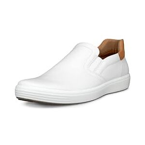 ECCO Herr mjuk 7 Easy Slip on Sneaker, Vit/lejon, 6-6.5 ECCO Herr mjuk 7 Easy Slip on Sneaker, Vit/lejon, 6-6.5