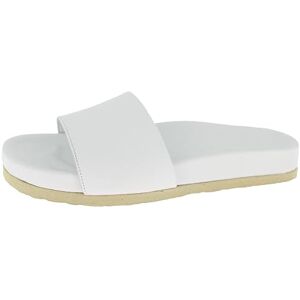 Andrea Conti Dampantolett platt tofflor, Vit, 38 EU Andrea Conti Dampantolett platt tofflor, Vit, 38 EU