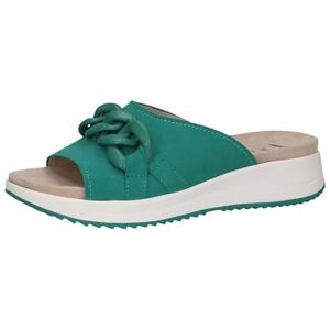 CAPRICE Dam 9-27204-42 platt sandal, smaragd mocka, 39 EU CAPRICE Dam 9-27204-42 platt sandal, smaragd mocka, 39 EU
