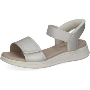 CAPRICE Damer 9-28210-46 platta sandaler, platina metall, 38 EU CAPRICE Damer 9-28210-46 platta sandaler, platina metall, 38 EU