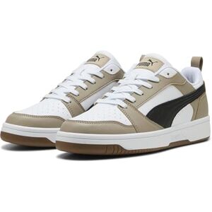 PUMA Unisex Rebound V6 låga sneakers, White Black-Ice Coffee, 4 UK, vit svart iskaffe, 37 EU PUMA Unisex Rebound V6 låga sneakers, White Black-Ice Coffee, 4 UK, vit svart iskaffe, 37 EU