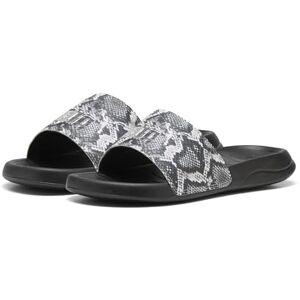 PUMA Popcat 20 Snake Chic Slide Sandal, Black Silver, 3 UK, svart silver, 35.5 EU PUMA Popcat 20 Snake Chic Slide Sandal, Black Silver, 3 UK, svart silver, 35.5 EU