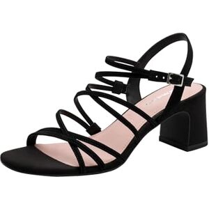 Tamaris Damen 1-28325-46, sandaler med klack för kvinnor, svart, 38 EU Tamaris Damen 1-28325-46, sandaler med klack för kvinnor, svart, 38 EU