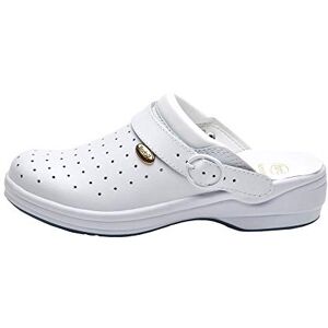 Scholl Unisex nya bonus medicinsk professionell träsko, Vitt, 9 UK Scholl Unisex nya bonus medicinsk professionell träsko, Vitt, 9 UK