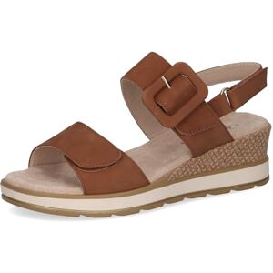CAPRICE Damen 9-28753-42, kilsandaler för kvinnor, Cognac Nubuc, 36 EU CAPRICE Damen 9-28753-42, kilsandaler för kvinnor, Cognac Nubuc, 36 EU