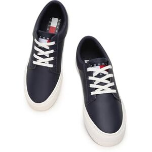 Tommy Jeans herr Tjm Vulc. Skate Derby Ess Em0em01282 Vulkaniserad sneaker, Blå skymning marinblå, 46 EU Tommy Jeans herr Tjm Vulc. Skate Derby Ess Em0em01282 Vulkaniserad sneaker, Blå skymning marinblå, 46 EU