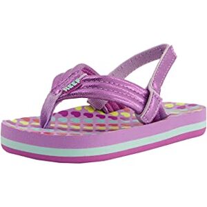 REEF Little Ahi Flip-Flop, 4 UK barn, Lila rosa blå, 4 UK Child REEF Little Ahi Flip-Flop, 4 UK barn, Lila rosa blå, 4 UK Child