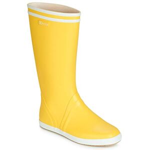 Aigle Goeland regnstövlar och stövlar för män, Gul vit, 35 EU Aigle Goeland regnstövlar och stövlar för män, Gul vit, 35 EU