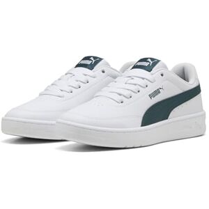PUMA Court Classic Clean JR sneakers, Vit-Grön Terrain, 5.5 UK, vit grön terräng, 38.5 EU PUMA Court Classic Clean JR sneakers, Vit-Grön Terrain, 5.5 UK, vit grön terräng, 38.5 EU