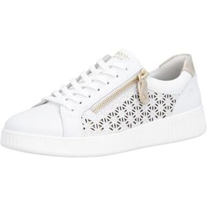 Remonte Rieker D2e03, låga sneakers för kvinnor, vit, 43 EU Remonte Rieker D2e03, låga sneakers för kvinnor, vit, 43 EU