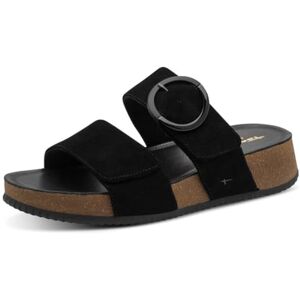 Tamaris Comfort dam Wedge/Plat Mule MultiAdjustable plattform, svart mocka, 41 EU Tamaris Comfort dam Wedge/Plat Mule MultiAdjustable plattform, svart mocka, 41 EU