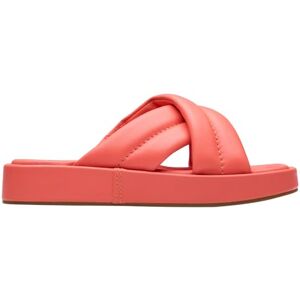 Clarks Alda Glide Womens Coral Leather, 3.5 Clarks Alda Glide Womens Coral Leather, 3.5