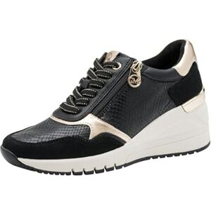 MARCO TOZZI Dam av Guido Maria Kretschmer Sneaker 2-83703-45 Basket, Svart Gold, 39 EU, Svart guld, 39 EU MARCO TOZZI Dam av Guido Maria Kretschmer Sneaker 2-83703-45 Basket, Svart Gold, 39 EU, Svart guld, 39 EU