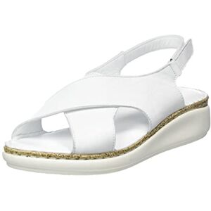 Andrea Conti damsandalett sandal med klack, Vit, 38 EU Andrea Conti damsandalett sandal med klack, Vit, 38 EU