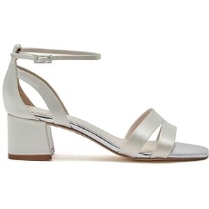 Rainbow Club Zara elfenben satin bröllopssandaler, 4, Vitt, 37 EU Rainbow Club Zara elfenben satin bröllopssandaler, 4, Vitt, 37 EU