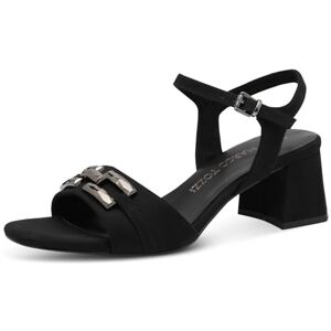 MARCO TOZZI Damer 2-28381-44 sandal med klack, svart, 37 EU MARCO TOZZI Damer 2-28381-44 sandal med klack, svart, 37 EU