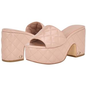 GUESS Dam Yanni klackad sandal, Ljus naturlig, 38.5 EU GUESS Dam Yanni klackad sandal, Ljus naturlig, 38.5 EU