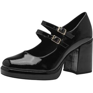 MARCO TOZZI Dam, Feel ME fotbädd, mjukt foder, 2–24405–42 pumps, svart patent, 40 EU, Svart patent, 40 EU MARCO TOZZI Dam, Feel ME fotbädd, mjukt foder, 2–24405–42 pumps, svart patent, 40 EU, Svart patent, 40 EU